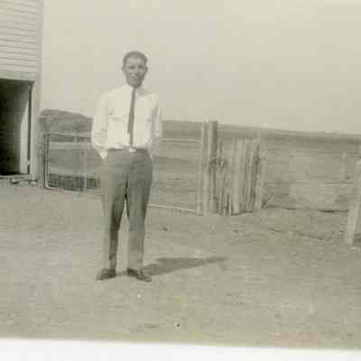 Lester C. at Farmhouse Near Fencing