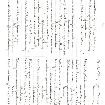 Scanned as master tiff file by Kevin Smith and saved in PastPerfect, 08/16/2016.