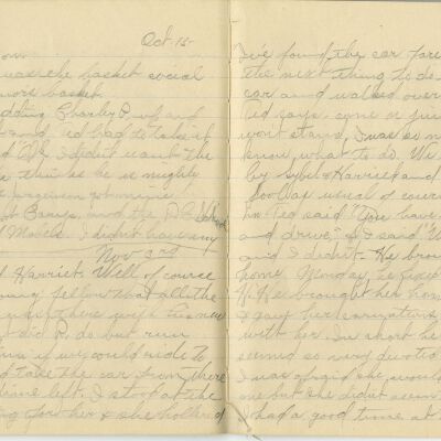 -Scanned as 300dpi jpeg by Tom Peyton as an access copy, 08/11/2015.  Cropped around edges by Tom Peyton, 8/18/2015 and named "Page 40 - 41 300 dpi c"
-File renamed and uploaded to PastPerfect by Kevin Smith,08/03/2016
