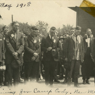 Joseph Huddart at Military Training for Camp Cody, New Mexico