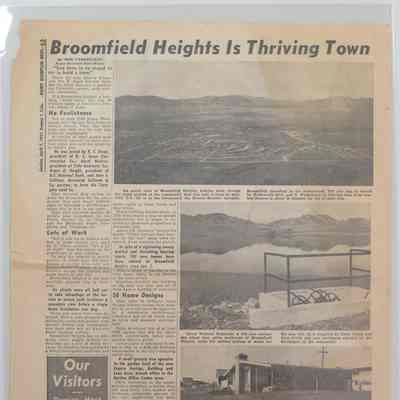 Broomfield Heights Is Thriving Town - Rocky Mountain News Section