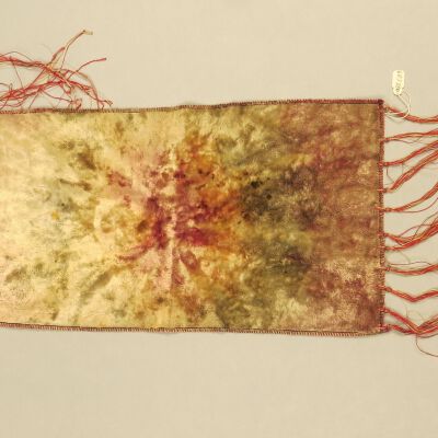 Velvet Tie-Dyed Furniture Scarf