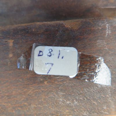 Number on dado cutter.: Origsize: 6" (h) x 2" (w) x 9.; Origformat: Artifact