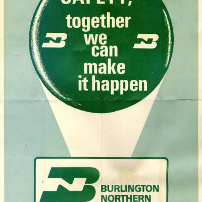Burlington Northern Safety Poster