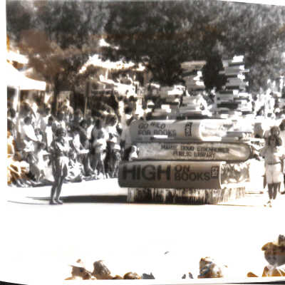 Broomfield Library Float in 1989 Broomfield Days Parade