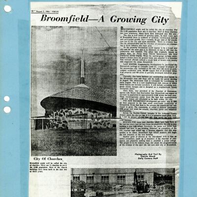 Broomfield- A Growing City