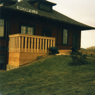 New Porch at the Broomfield Depot Museum