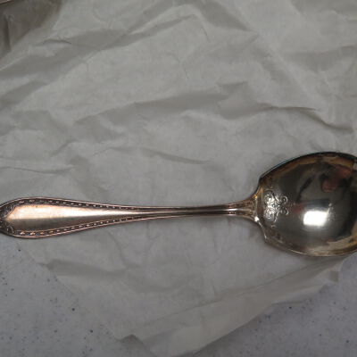 Top of spoon.: Origsize: 2" (w) x 6" (l); Origformat: Artifact