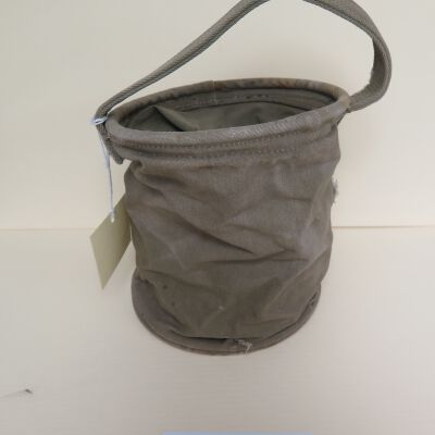 Side of water bucket: Origsize: 16"(h) x 8"(dia); Origformat: Artifact