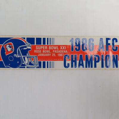 Sticker, Bumper
