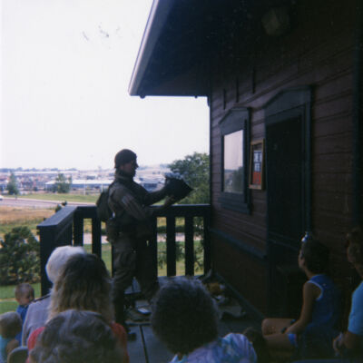 Rob Barnes Presenting at the Broomfield Depot Museum