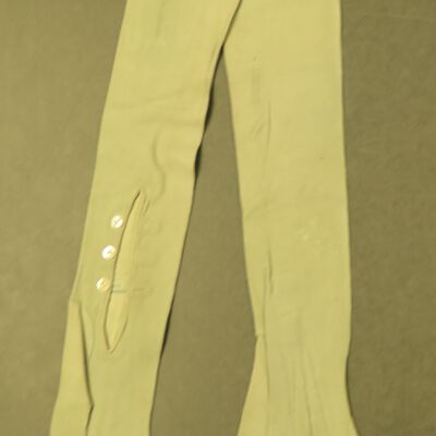 One side of gloves.: Origsize: 4" (w) x 22" (l); Origformat: Artifact
