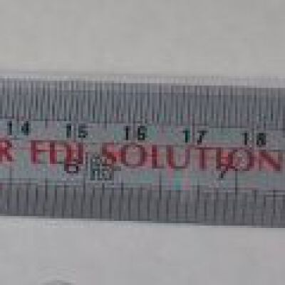 Front of ruler: Origsize: 12" (l); Origformat: Artifact
