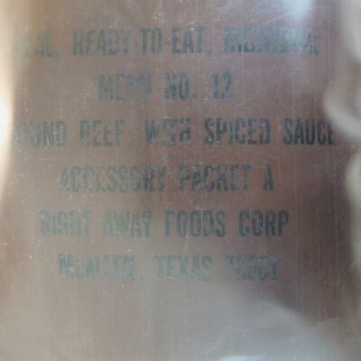 detail of label