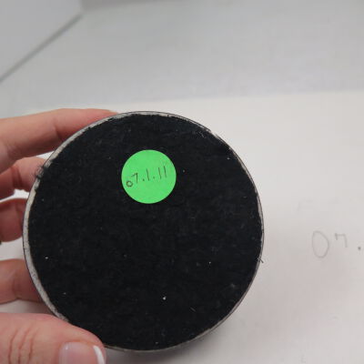 Number on bottom of pen holder.: Origsize: 2" (h) x 3" (dia); Origformat: Artifact