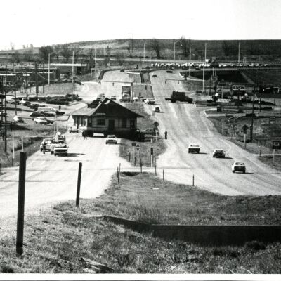 Broomfield Depot being moved - 1976