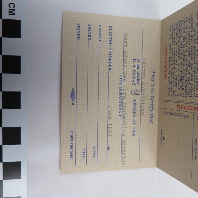 Inside of card.: Origsize: 4" (w) x 2.5" (l); Origformat: Artifact