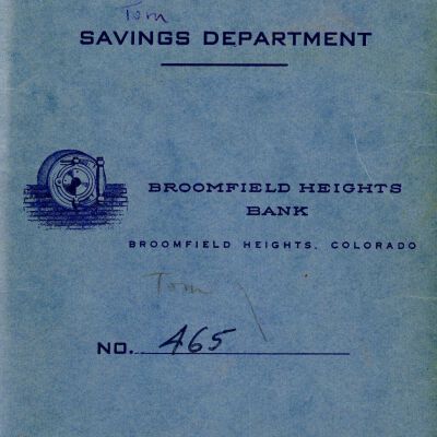 Tom James Deposit and Withdrawal Book
