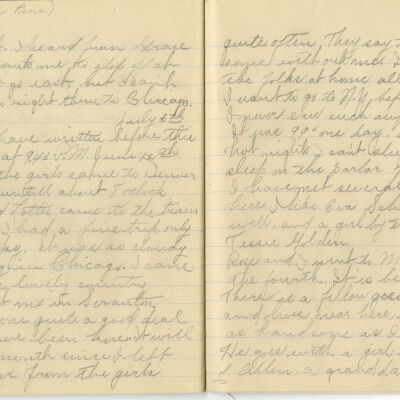 -Scanned as 300dpi jpeg by Tom Peyton as an access copy, 08/11/2015.  Cropped around edges by Tom Peyton, 8/18/2015 and named "Page 54 - 55 300 dpi c"
-File renamed and uploaded to PastPerfect by Kevin Smith,08/03/2016
