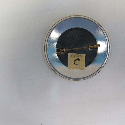Back of button.: Origsize: 2.25" (dia); Origformat: Artifact