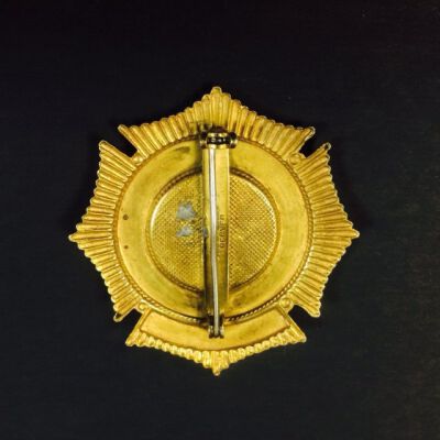 Back of Badge: Origsize: 2 1/2" (L) x 2" (W); Origformat: Artifact