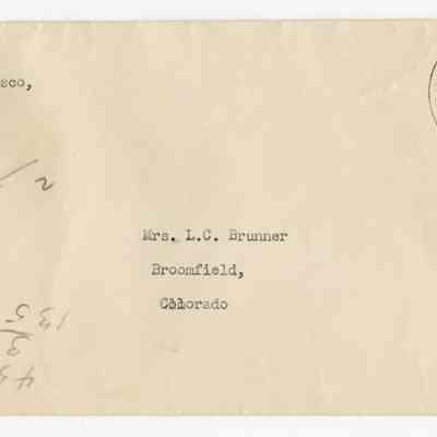 Clyde A. Brunner to Elizabeth (Lib) Brunner During US Navy
