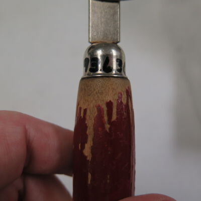 Number on can opener.: Origsize: 2" (w) x 6.5" (l); Origformat: Artifact