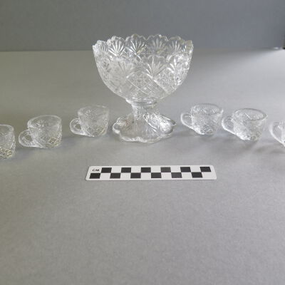 Child's Punch Bowl and Punch Cups