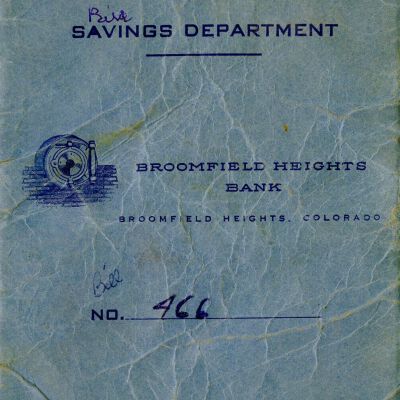 Bill James Deposit and Withdrawal Book