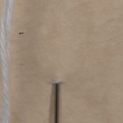 Hatpin with black bulb-shaped head: Origformat: Artifact