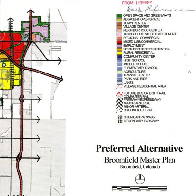 Broomfield Master Plan- Preferred Alternative, Broomfield Colorado