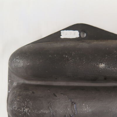 Bottom of bread pan.: Origsize: 0.75" (h) x 12.75" (; Origformat: Artifact
