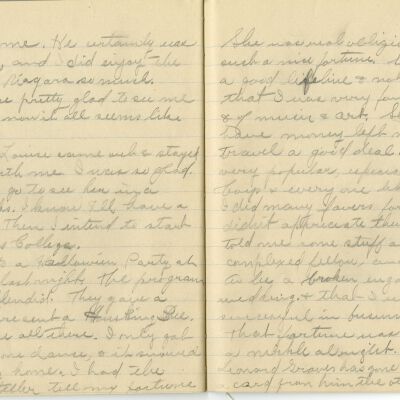 -Scanned as 300dpi jpeg by Tom Peyton as an access copy, 08/11/2015.  Cropped around edges by Tom Peyton, 8/18/2015 and named "Page 58 - 59 300 dpi c"
-File renamed and uploaded to PastPerfect by Kevin Smith,08/03/2016
