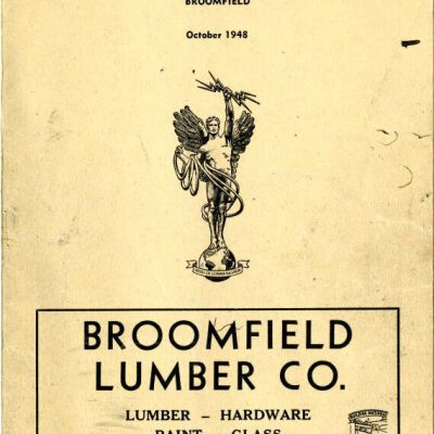 Broomfield telephone directory,October 1948: Origsize: 6" x 9"; Origformat: Other; Resolution: 550dpi