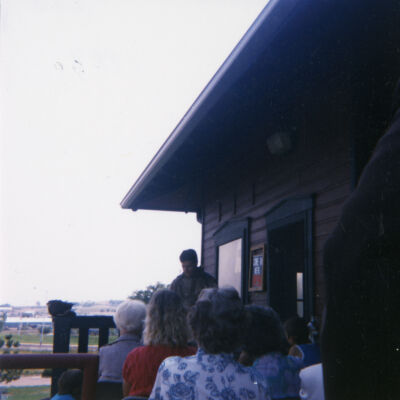 Rob Barnes Presenting at the Broomfield Depot Museum