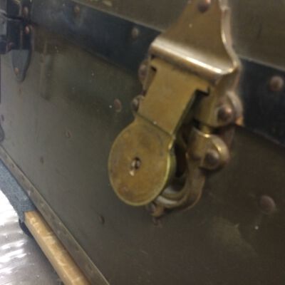 Footlocker latch and lock.