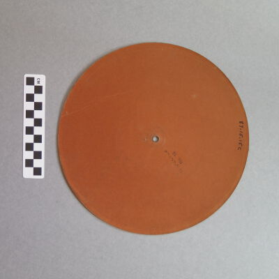 Back of record.: Origsize: 9.5" (diam); Origformat: Artifact