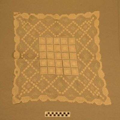 Back of doily: Origsize: 20" (w) x 20" (l); Origformat: Artifact