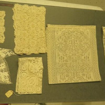 Other side of lace.: Origsize: 10" (w) x 11" (l); Origformat: Artifact