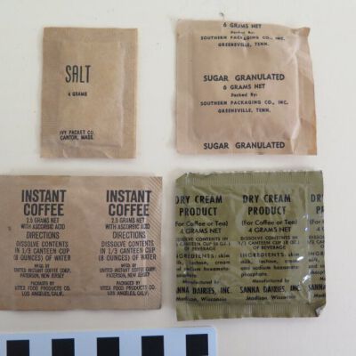 Close up of contents: Origsize: 4.75" (w) x 6" (l); Origformat: Artifact