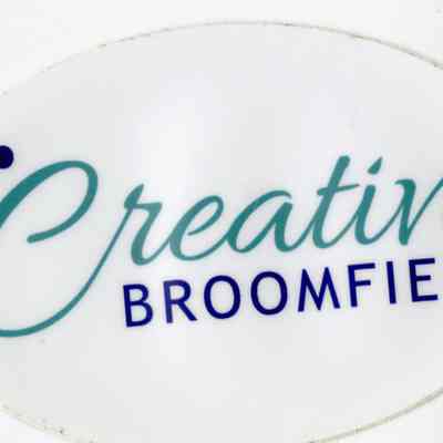 Oval "Creative Broomfield" Sticker
