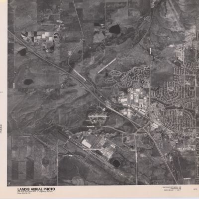 Landis Aerial Photo, 1986, Jeffco Airport, Central Broomfield
