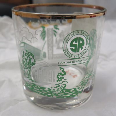 Southern Railway Souvenir Drinking Glass