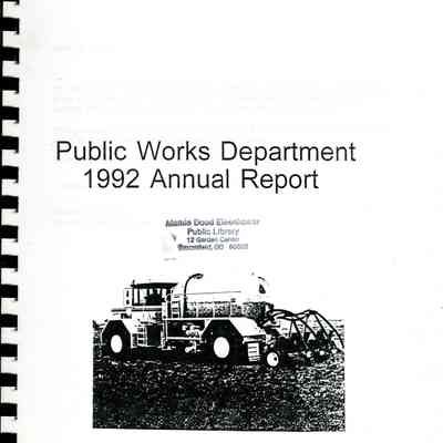 1992 Public Works Annual Report