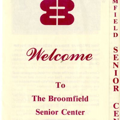 Welcome to The Broomfield Senior Center - Brochure