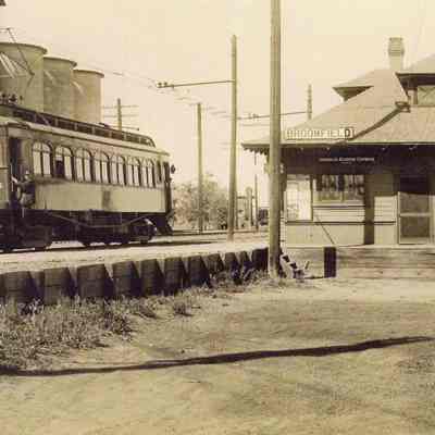 Depot with Interurban Train