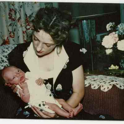 Woman and baby