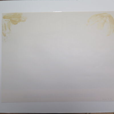 Condition: Verso of artwork, stains from adhesive in both upper corners (2018-09-12): Origformat: Artifact