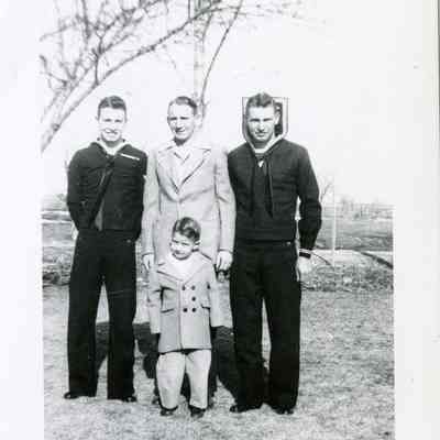 Brunner Brothers at the Brunner Farmhouse
