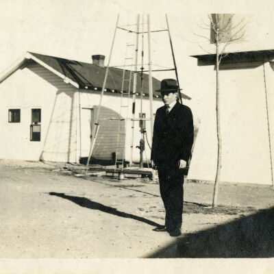 Miles Crawford by Pump House and Honey House